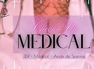 French medical cock milking lactating check-up