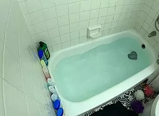 candy cruise gags on cock in pool tub