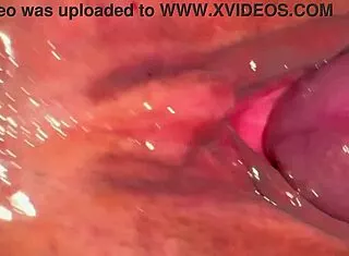 my amateur asian wife's shaved pink pussy 227 days post virginity loss closeup lick