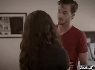 stepsis virgin blindfolded as bff tricks stepbro into threesome fuck