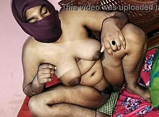 Ultra close-up bengali stepmom's tight pussy creampied twice by small cock