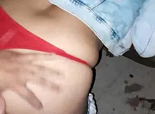 Drunk Sister-in-Law Opens Legs Street Creampie Hot Pussy Fuck