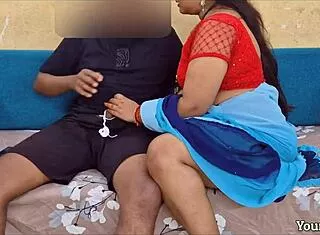 Stepmom Ghapa Ghap Creampie With Chubby Indian Milf