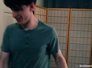 hey inlaws everywhere but mommy milf still facesits and licks petite daughter-in-law's shaved pussy