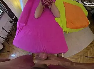 elena lux rides cock bent over doggystyle deep