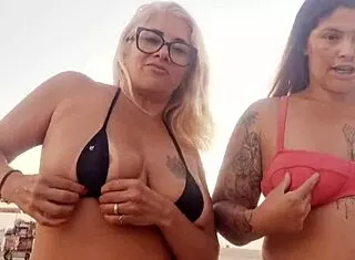 Public Beach Dirty Talk With Safada Friend Deflowers Novinho Virginity