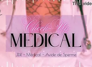 French medical cock milking lactating check-up