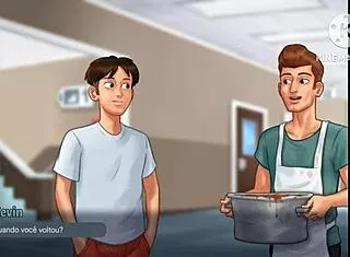 Kevin talks low grades detention in refectory summertime saga v21