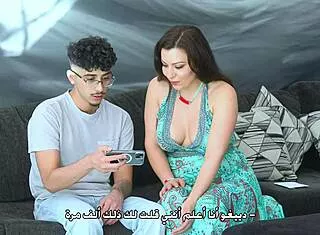 oh my stepson licks my arab milf pussy so good in taboo cunilingus alina angel