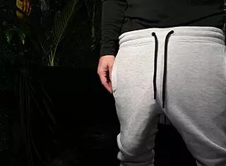 Huge cock explodes condom cum drinks piss