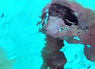 guy jerks cock naked poolside solo fun