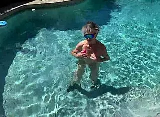 Ever swam naked in hawaii kai private pool with my hairy wife?