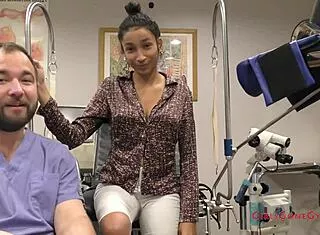 miss mars squirms as doc tampa & nurse kristen zap her pussy with e-stim toys 😩⚡🔥 girlsgonegyno exclusive!