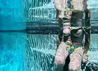 Ever swam naked in hawaii kai private pool with my hairy wife?