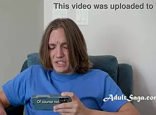 Weird Step Cousin Wanks Off While River Lynn Watches Axel Haze