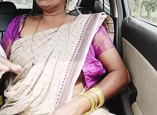 Saree Big Boobs Indian Aunty Son-in-Law Dirty Telugu Fuck Drive
