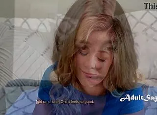 Weird Step Cousin Wanks Off While River Lynn Watches Axel Haze