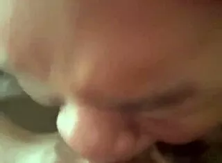 that slutty redhead gaggin on my monster black cock sloppy deepthroat ball lick