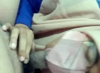 Indonesian Hijab Wife Shows Off Big Pussy Closeup