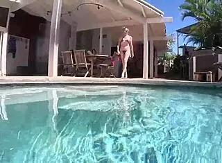 Ever swam naked in hawaii kai private pool with my hairy wife?