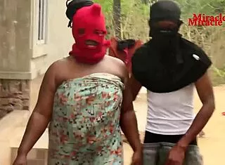 Landlord's daughter bathes outside naked. She bends over for hardcore doggystyle pounding quickie.