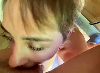 Toilet whore chokes on sloppy deepthroat face fuck!