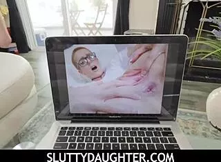 naughty stepdaughter sidra sage begs stepdad for homemade anal creampie punishment in garage!