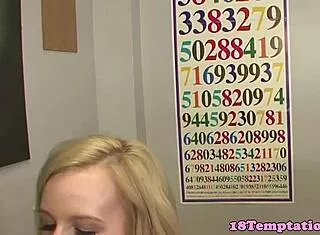 real 18+ teen strokes cock pov for amateur handjob