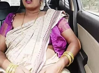 Saree Big Boobs Indian Aunty Son-in-Law Dirty Telugu Fuck Drive