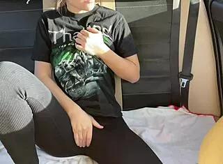 squirting in someone else's car backseat publicly??