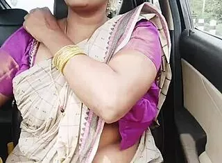 Saree Big Boobs Indian Aunty Son-in-Law Dirty Telugu Fuck Drive