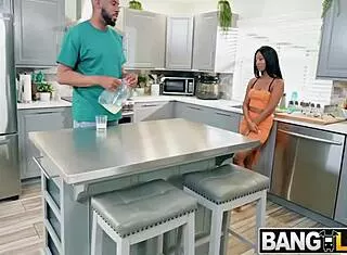 watch her struggle handling that monster cock!