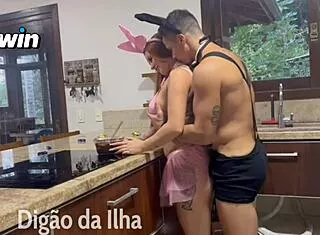 bunny fucks tasty carrot reward 🐰🍆