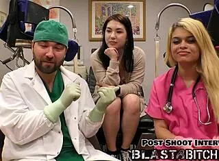 whoa mina moon's shaved pussy blasted with hot cum!