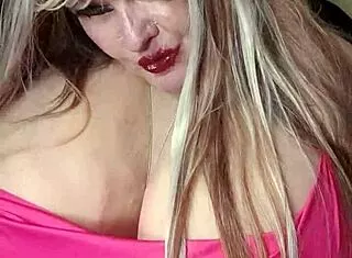 Susi Flaunts Massive Boobs In Red Dress With BBC Toy Play