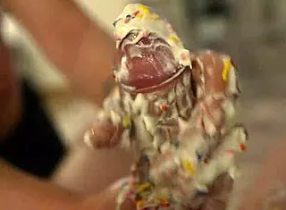 messy milf slut drains huge load in sloppy foreplay fun