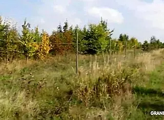 wanna see granny deepthroat young cock then get fucked on grass?