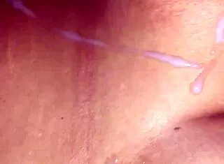 Intense Ball Licking Ends in Cum Blast on Tits