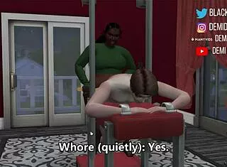 i crave that ebony domina spanking my whore ass hard