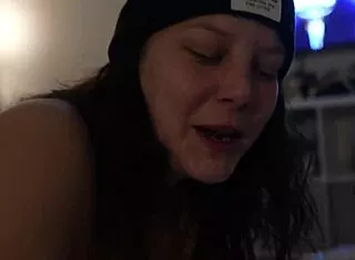 messy milf slut drains huge load in sloppy foreplay fun