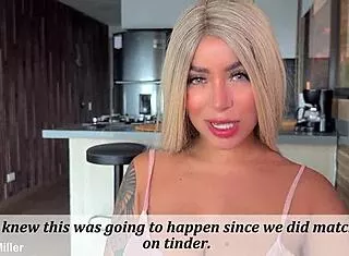 tinder latina curves shake ass tinder creampie on natural tits