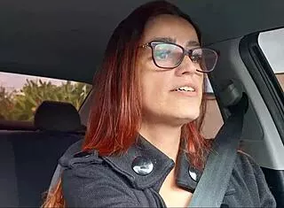 driver catches passenger jerking