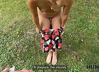 hunt4k. rough outdoor sex with czech stranger beats fruits as medicine