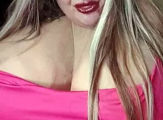 Susi Flaunts Massive Boobs In Red Dress With BBC Toy Play