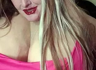 Susi Flaunts Massive Boobs In Red Dress With BBC Toy Play