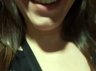 Kelly kendrick's big tits spill out smoking cigs outdoors