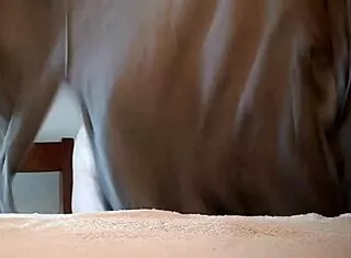 Naughty sister-in-law SLIPS into transparent LINGERIE for holiday tease