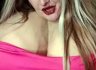 Susi Flaunts Massive Boobs In Red Dress With BBC Toy Play