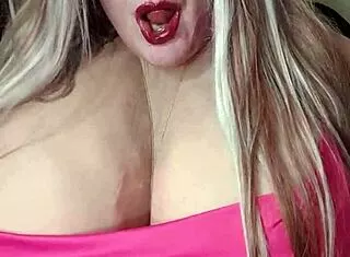 Susi Flaunts Massive Boobs In Red Dress With BBC Toy Play