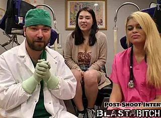 whoa mina moon's shaved pussy blasted with hot cum!